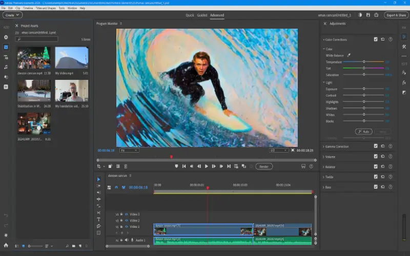 Adobe Premiere Elements 2026 Screenshot