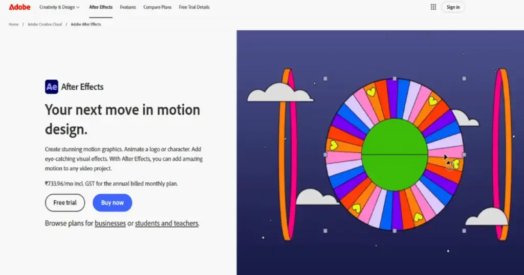 Adobe After Effects Screenshot