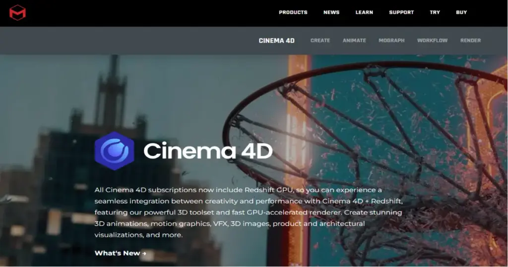 Cinema 4D Screenshot