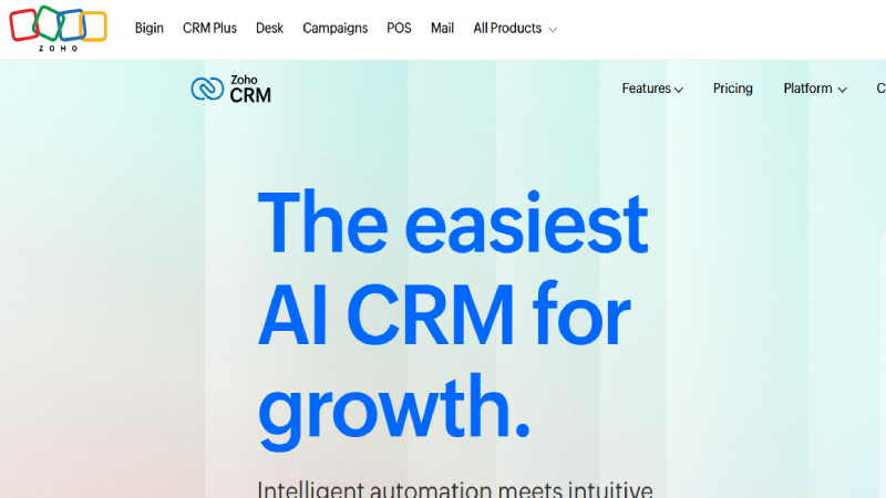 zoho Screenshot