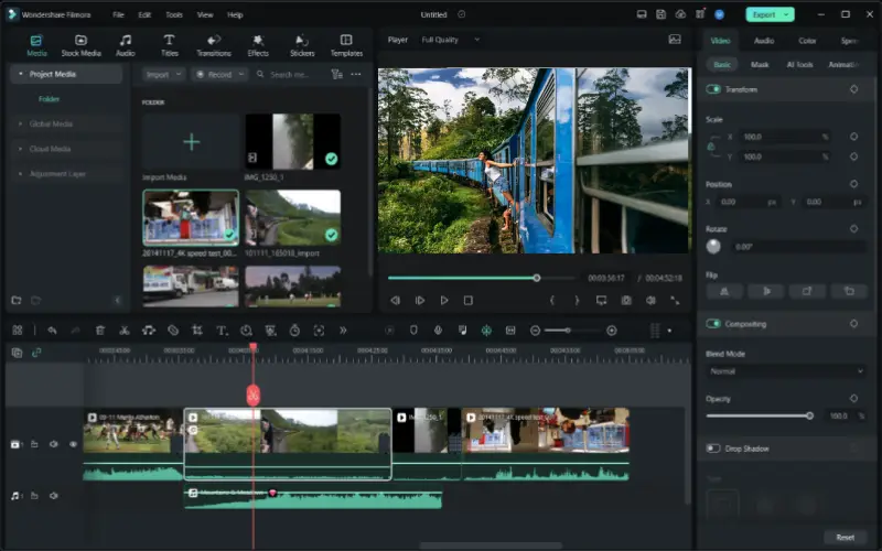 Wondershare Filmora  Screenshot