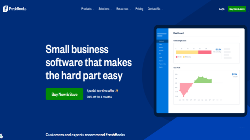 FreshBooks Screenshoot