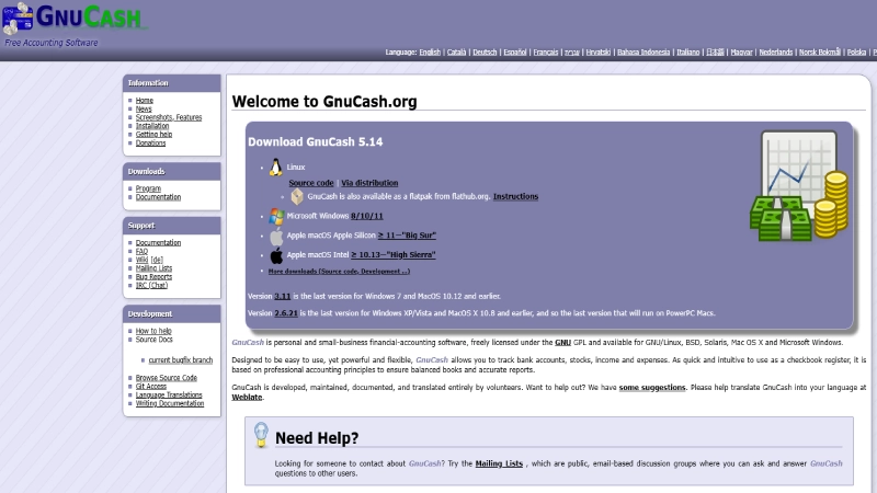 Gnu Cash Screenshhot