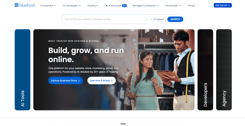 Bluehost review
