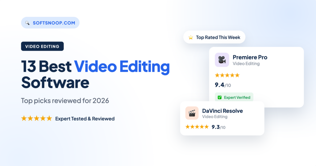 13 Best Video Editing Software in 2026: Top Picks Reviewed