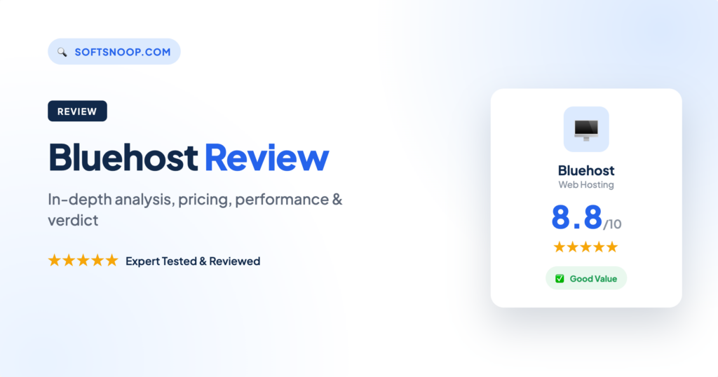 Bluehost Review 2026: In-Depth Analysis, Pricing, Performance & Verdict