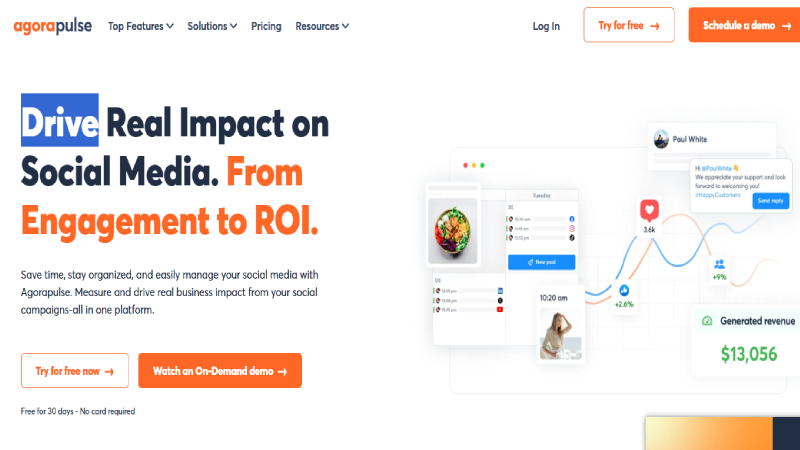 Agorapulse Screenshot