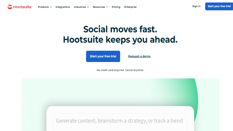 Hootsuite Screenshot