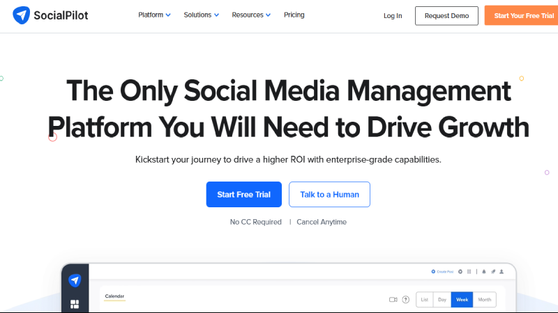 SocialPilot screenshot