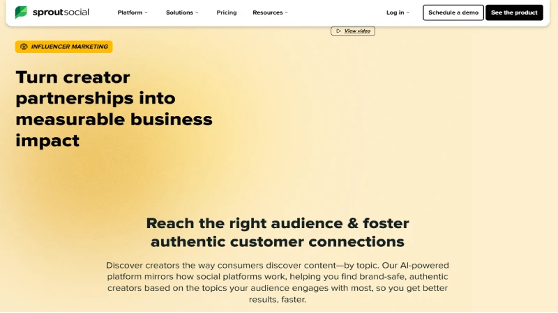 Sprout Social Influencer Marketing