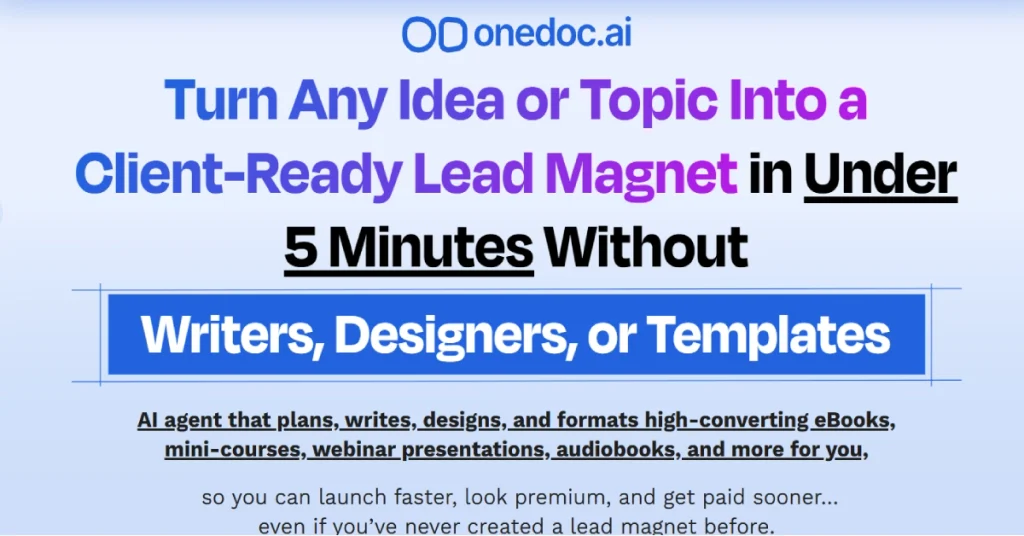 OneDoc AI Review 2026