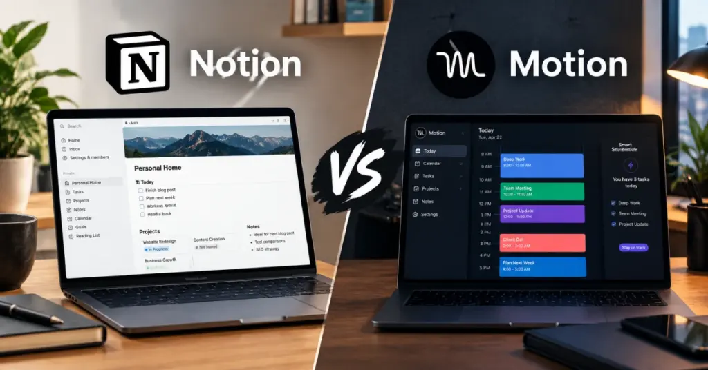 Notion vs Motion in 2026: Which One Should You Actually Pay For?